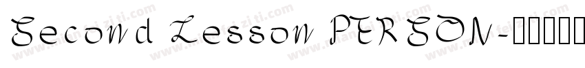 Second Lesson PERSON字体转换
